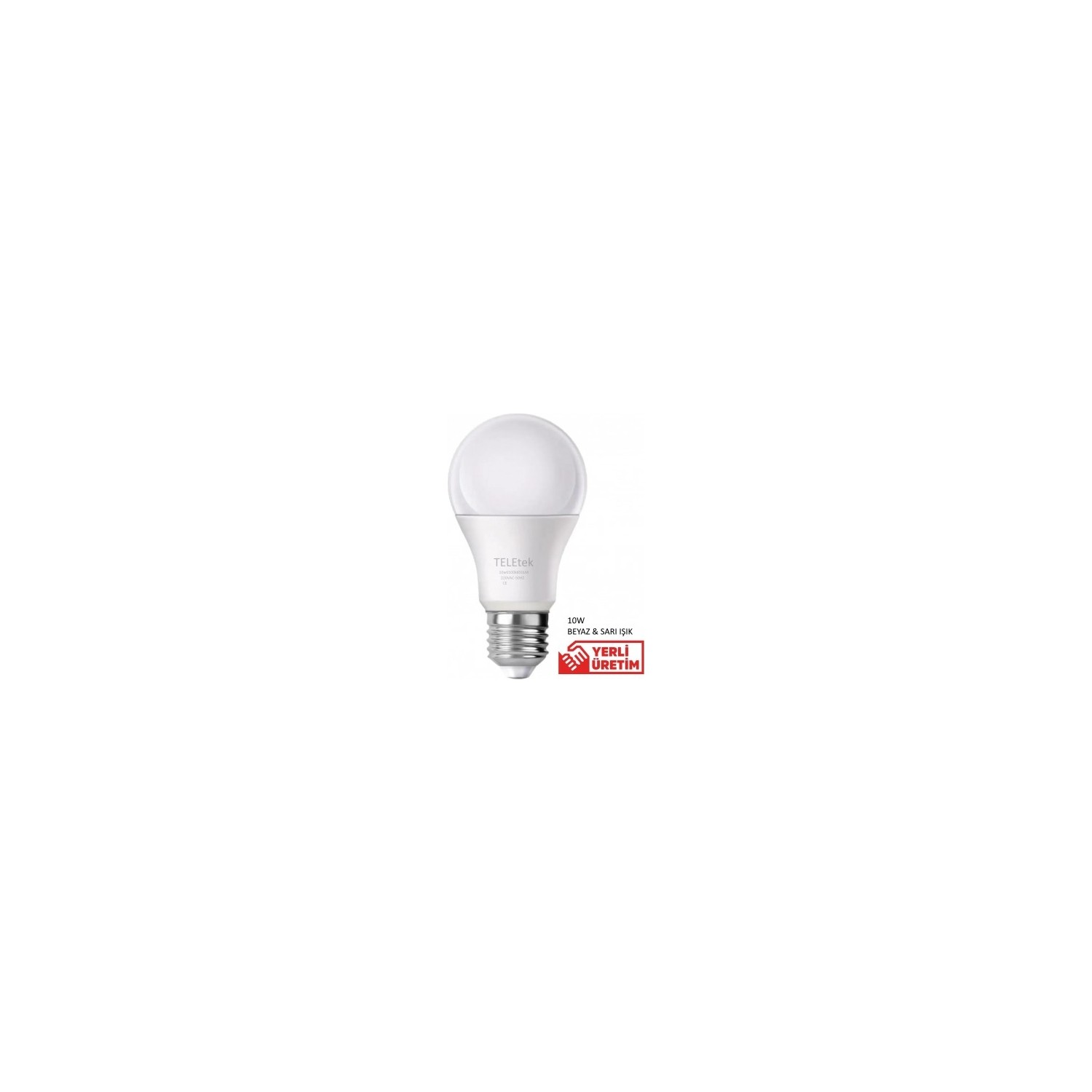 Teletek 15W 1350LUMEN Enerji Tasaruflu Beyaz Işık LED Ampul 6lı Paket